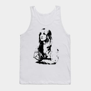 Stevie Nicks pop art portrait Tank Top